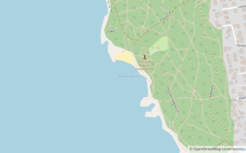 Paradisbukta location map