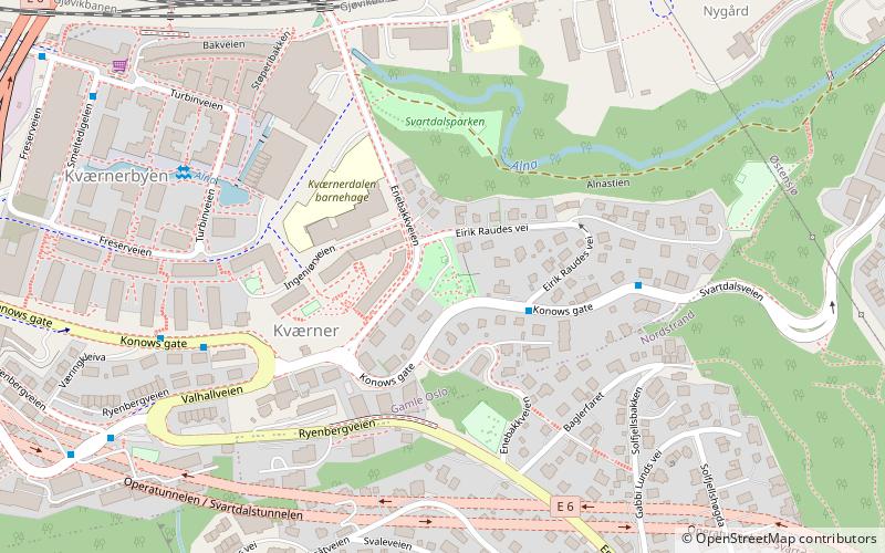 Kværnerparken location map