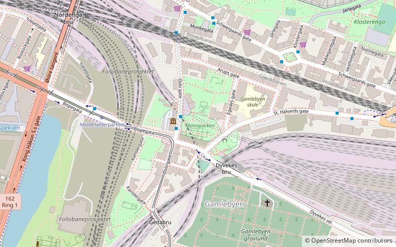 Minneparken location map