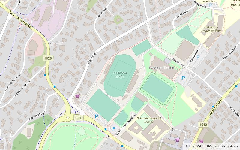Nadderud Stadion location map