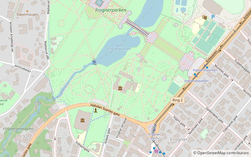 Gut Frogner location map