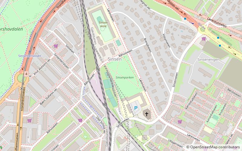 Sinsenparken location map