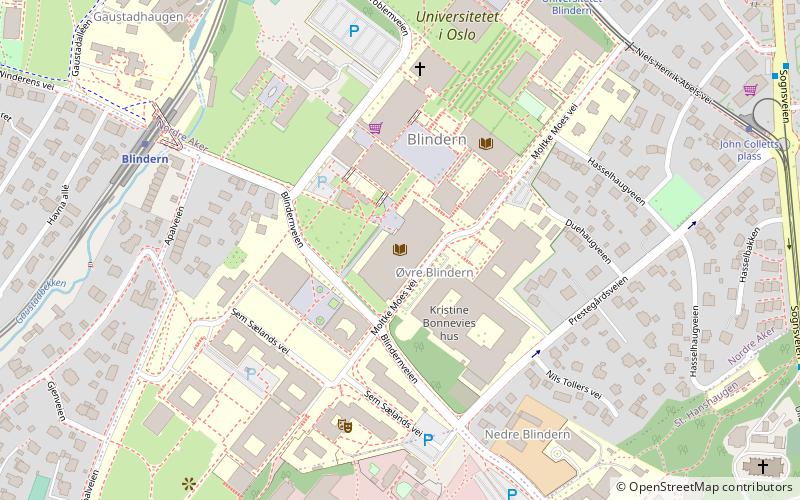 University of Oslo Library location map