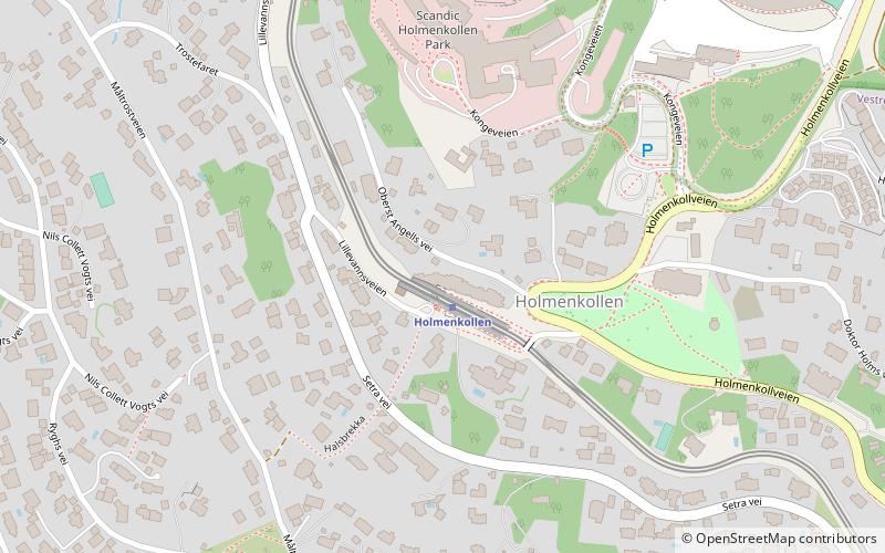 Holmenkollen National Arena location map