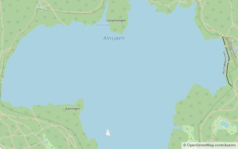 Alnsjøen location map