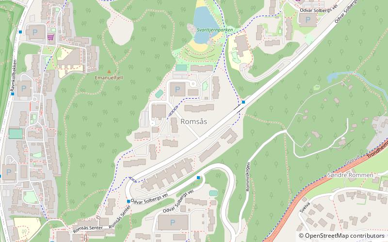 Romsås location map