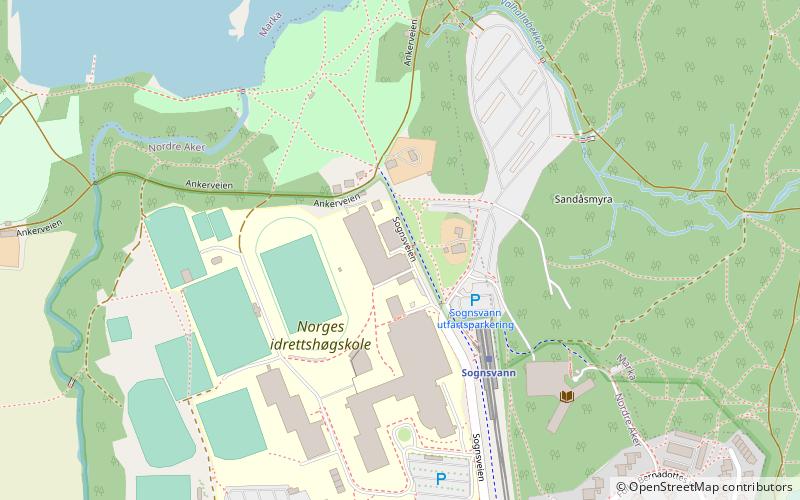 toppidrettssenteret oslo location map