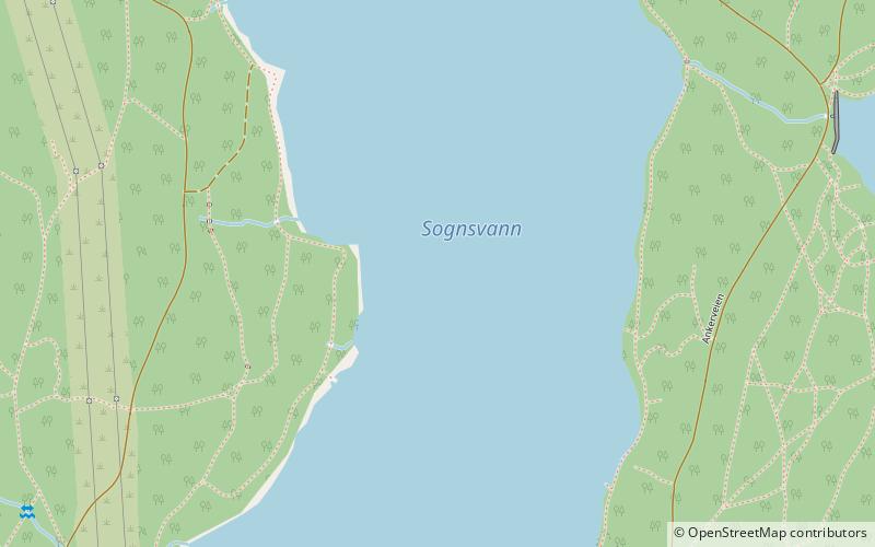 Sognsvann location map
