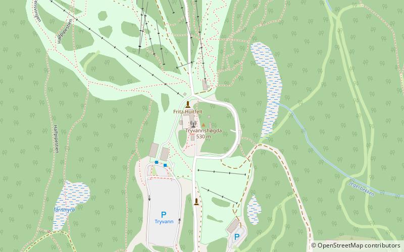 Tryvannshøyden location map