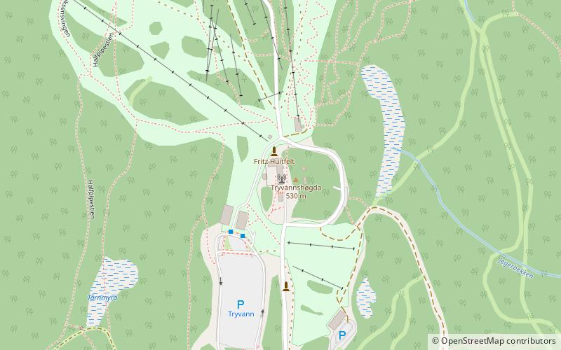Tryvannstårnet location map