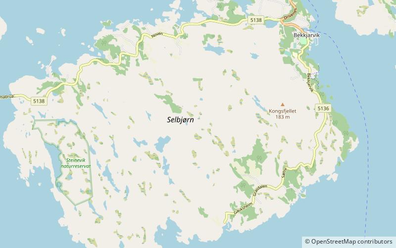 Selbjørn location map