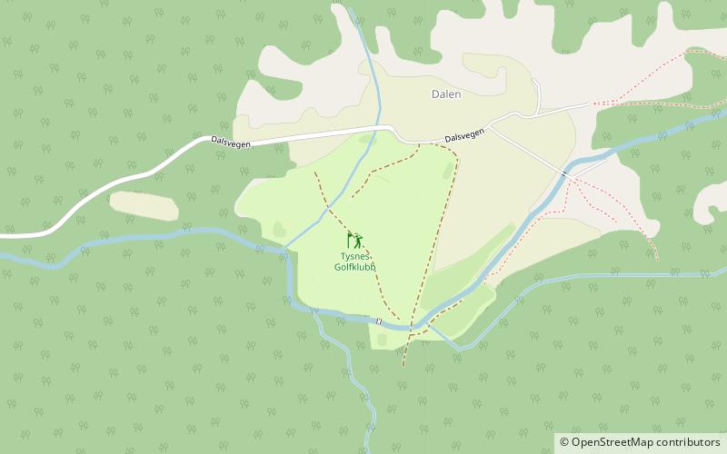 Tysnes Golfklubb location map