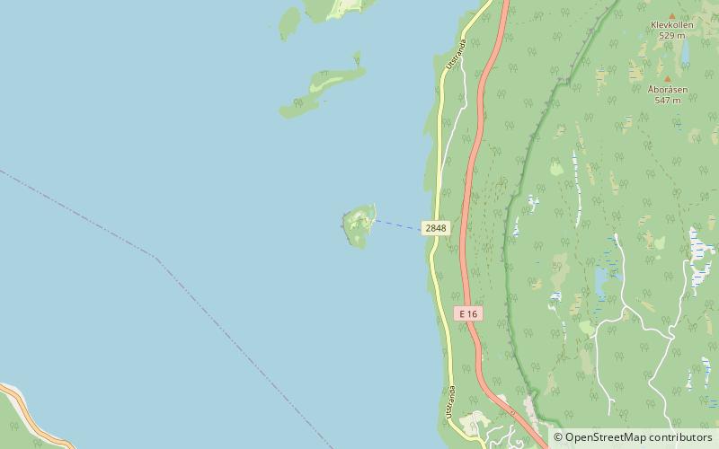 Utøya location map