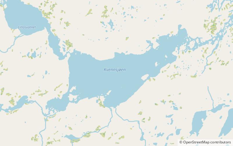 Kvennsjøen location map