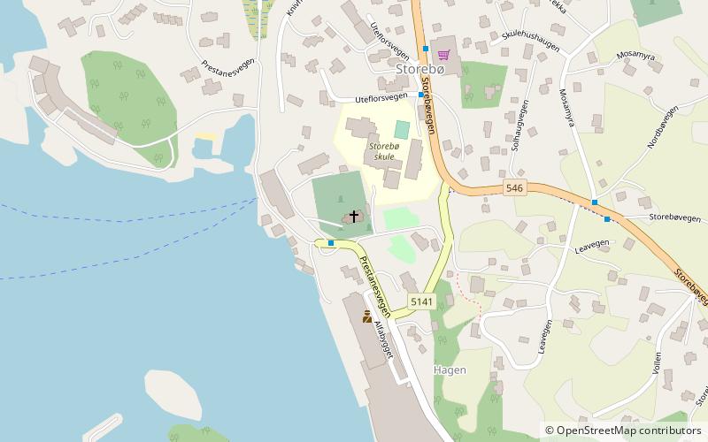 Austevoll Church location map