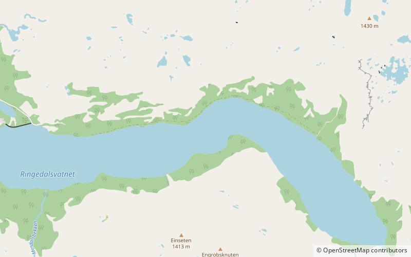 Ringedalsvatnet location map