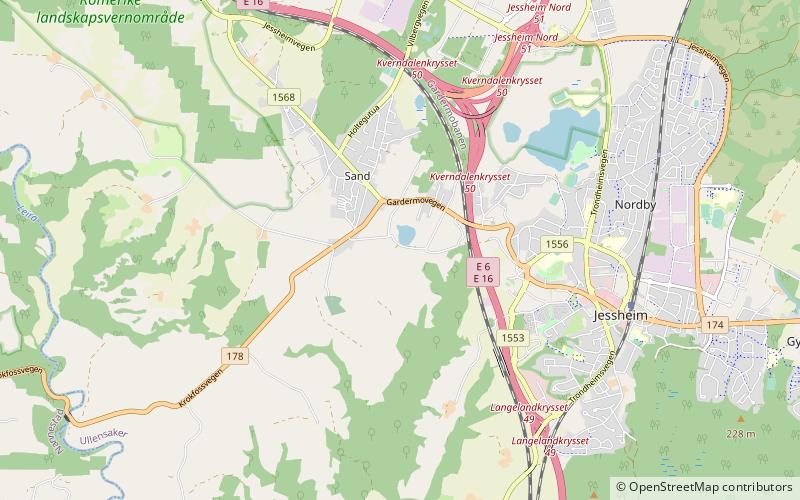 Raknehaugen location map