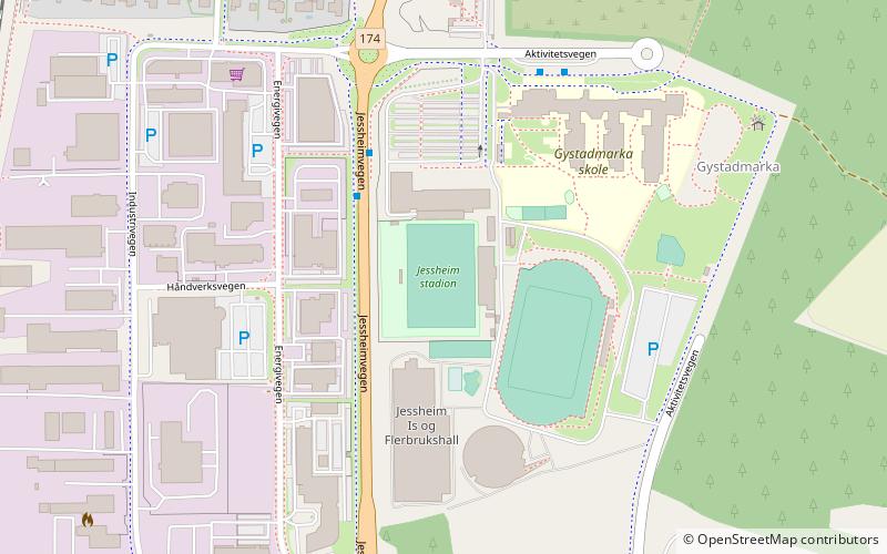 uki arena jessheim location map