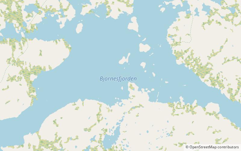 Bjornesfjorden location map