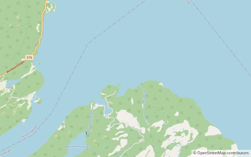 Hardangerfjord location map