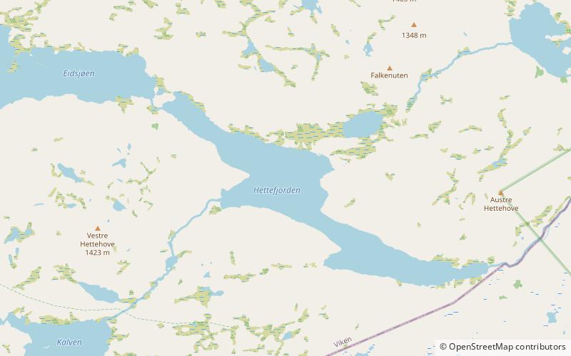 Hettefjorden location map