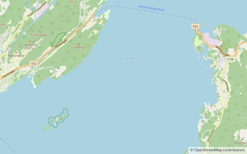 Fusafjorden location map