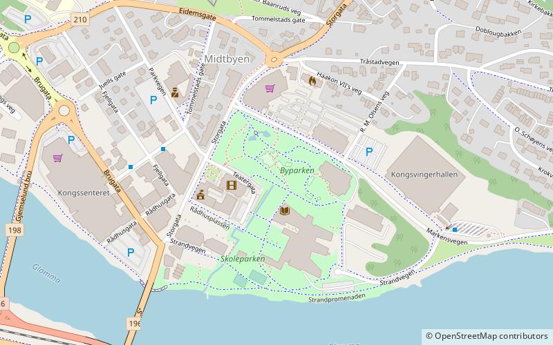 Byparken location map