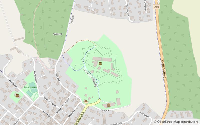 Festung Kongsvinger location map