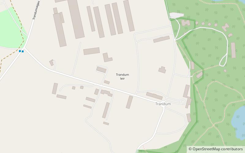 Trandum leir location map