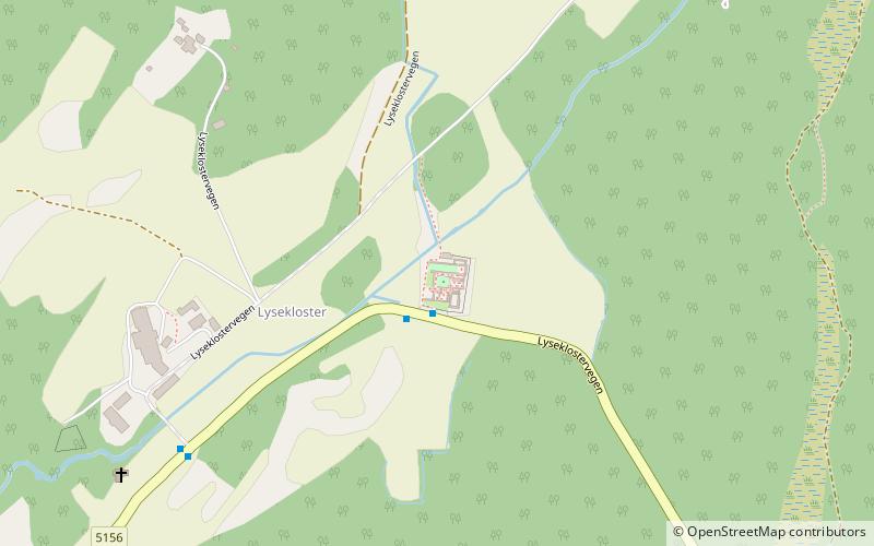 Lyse Abbey location map