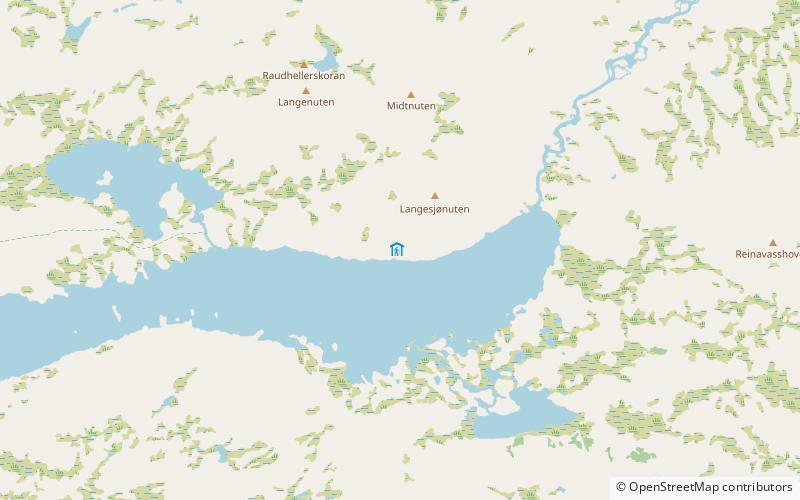 rauhelleren hardangervidda location map
