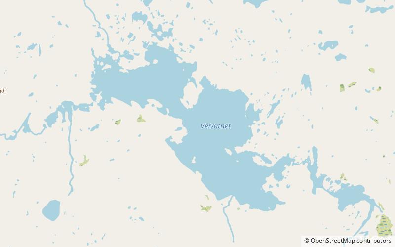 veivatnet hardangervidda location map