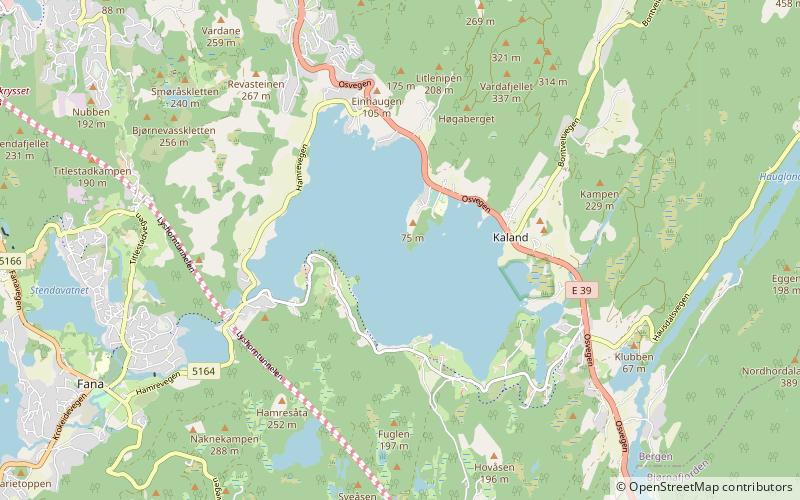 Kalandsvatnet location map