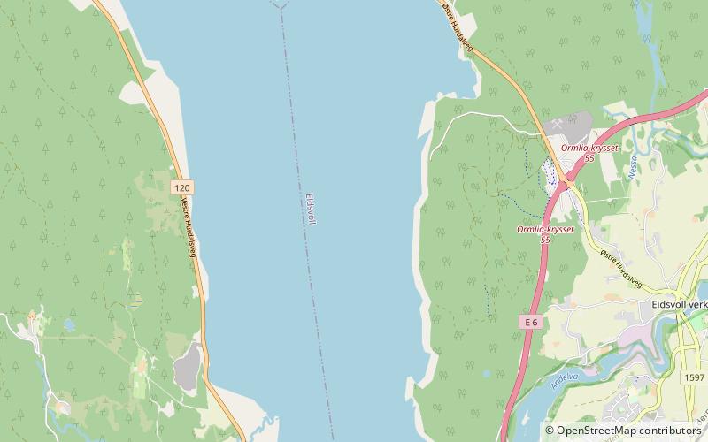 Hurdalsjøen location map