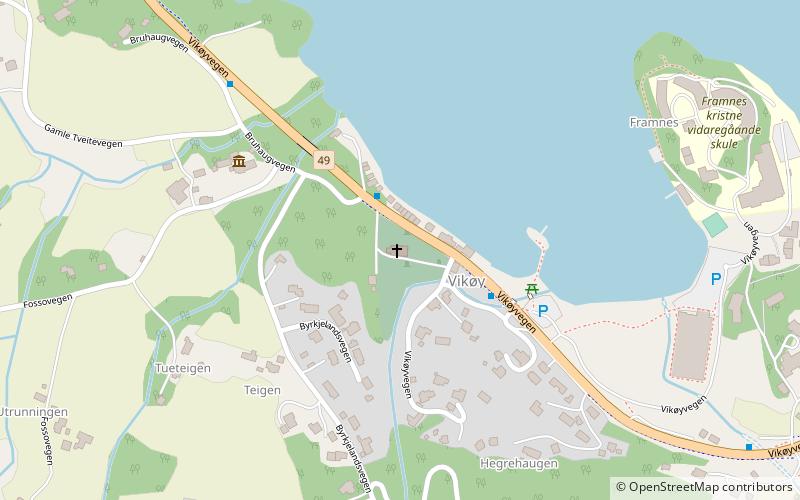 Vikøy Church location map