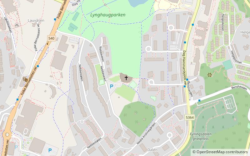 Fyllingsdalen kirke location map