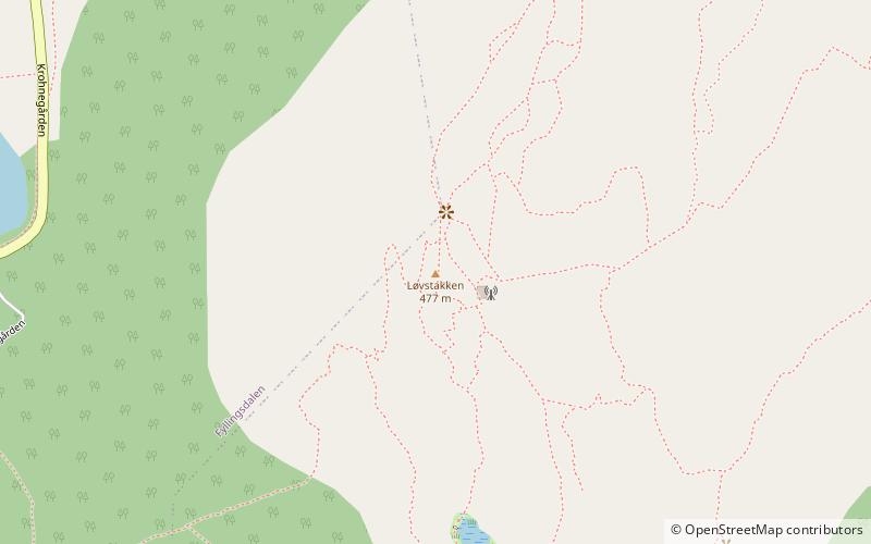 Løvstakken location map
