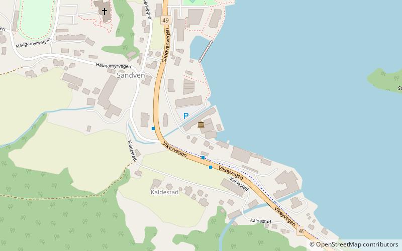 Hardanger Fartøyvernsenter location map