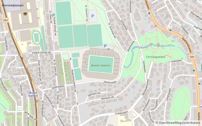 Brann Stadion location map