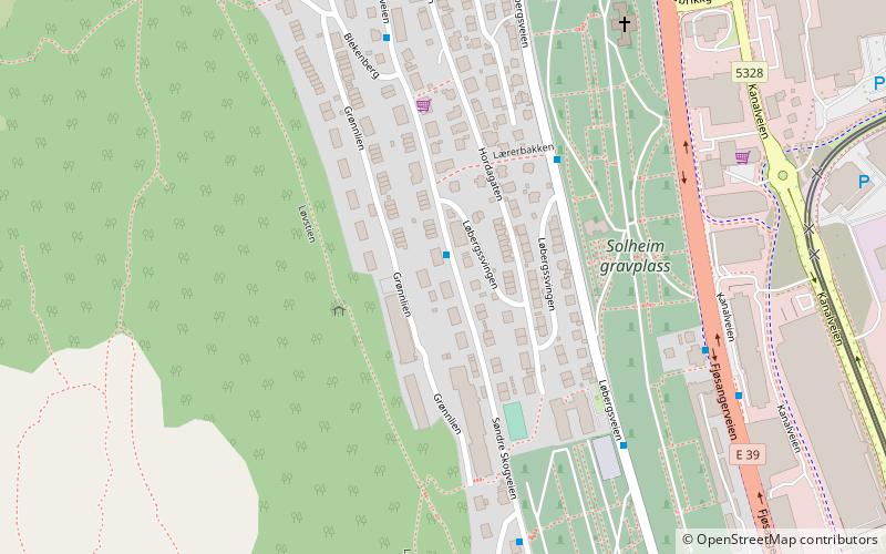Løvstakksiden location map