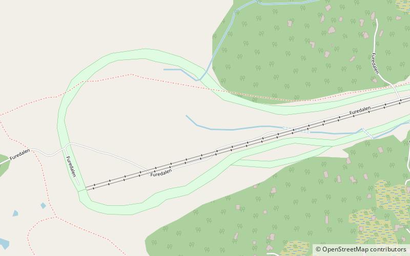 furedalen alpin kvamskogen location map