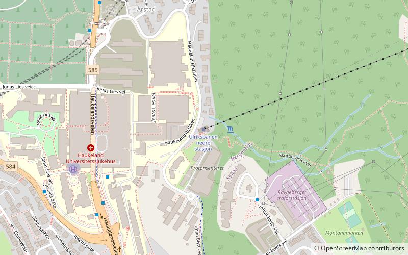 Ulriksbanen location map