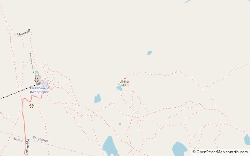 ulriken bergen location map