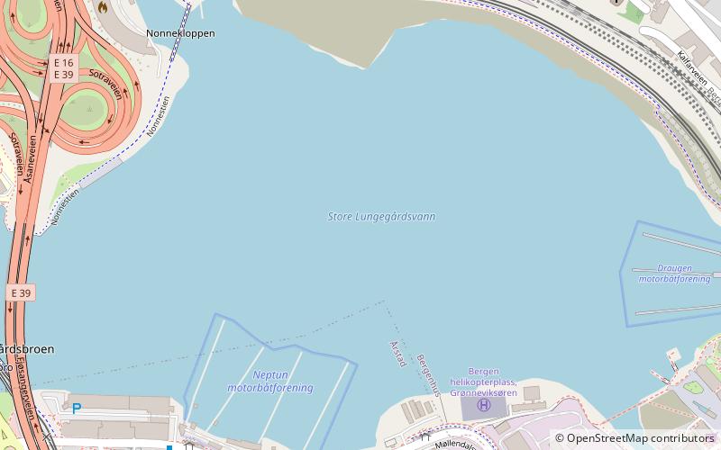 Store Lungegårdsvannet location map