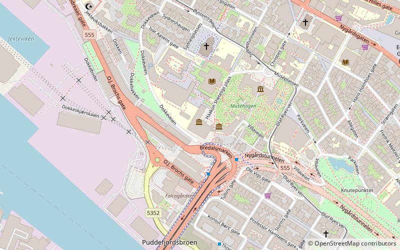 Bergen Sjøfartsmuseum location map