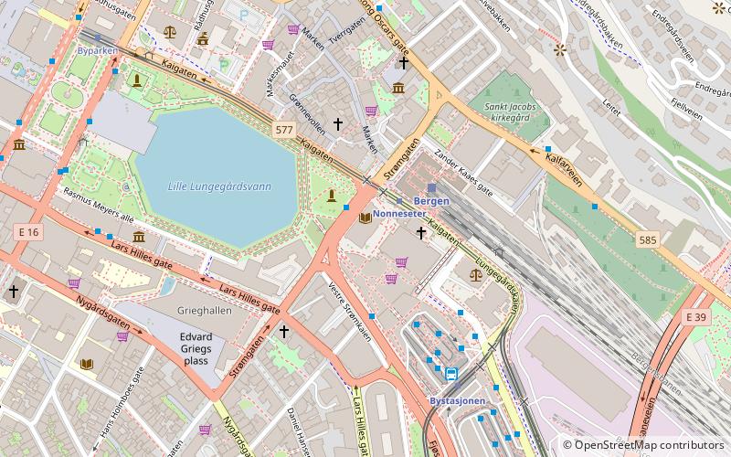 Bergen Offentlige Bibliotek location map