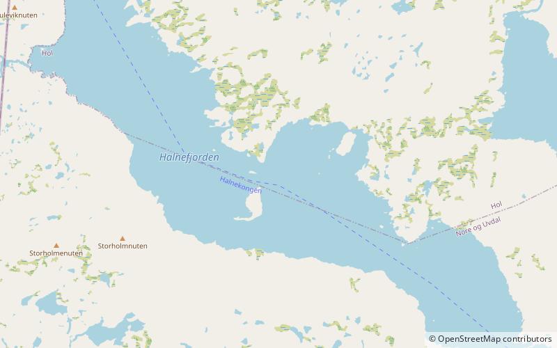 Halnefjorden location map