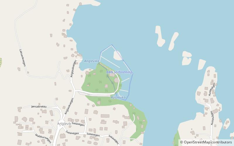 RAN seilforening location map