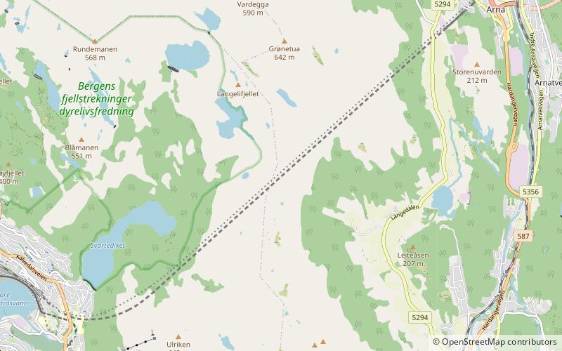 Ulrikstunnel location map