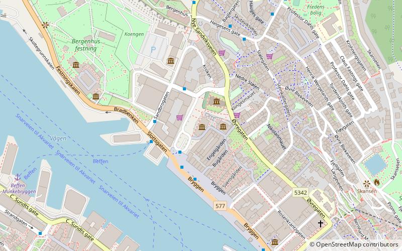 Bryggens Museum location map